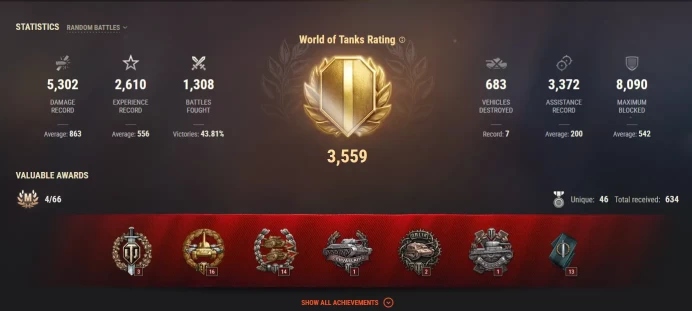 GOLD I / 6*X / 5* IX / World of tanks / WOT / see the picture / PLS Read Description / psko