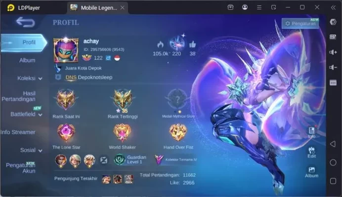 GLOBAL|Hero 131|Skin 256|Kof Karina,Lucky Lancelot,CC Natalia,SpongeB Cyclops,Blazing Layla,etc|Renowned CC|Check SS|ML1613B