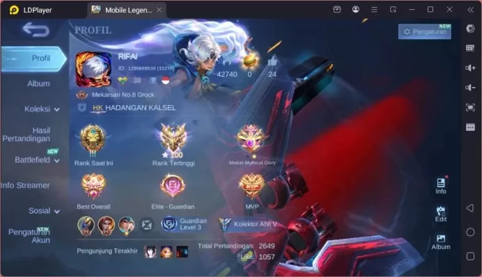 GLOBAL|Hero 84|Skin 101|Prime Granger,SB Cyclops,Blazing Aldous,DT Estes+Valir+Masha,etc|Expert Cc|Check SS|ML1636B