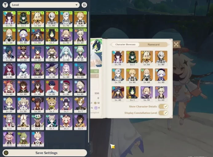 ASIA|AR52|5Limited+2(*5Weapon)|Nefer,Columbina+sign,Xilonen,Neuvillette,Arlecchino|1Skin|McMale|TakeMail|Check(GI6213)