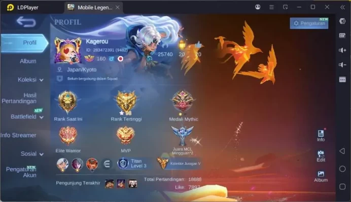 GLOBAL|Hero 132|Skin 487|LGN Lunox,Kof Valir+Aurora+Guinevere,ASP Ruby+Vexana+Lesley,Season Floryn,etc|Mega|Check SS|ML1693B