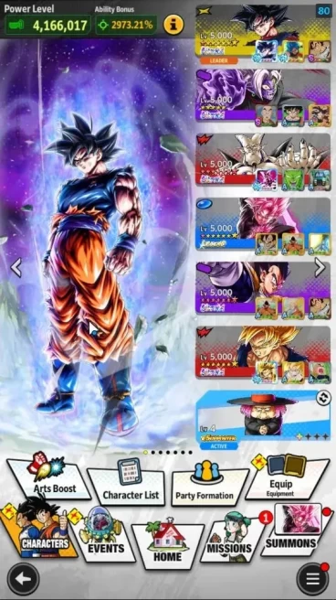 280M Total Power|LV 149|1LR+5UL+LL|SSRS(GokuBlack),SS(Goku RED),UI-S-(Goku),HCFusionZamasu,OmegaShenron,Vegeta|Android|(DBL1049)
