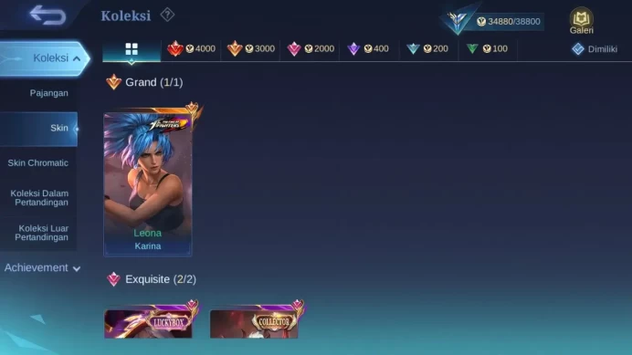 GLOBAL Hero 92 Skin 143 | CC Yuzhong | Zodiac Aurora | Luckybox Alice | M Series Granger Claude | Expert | Check ss ML1768B