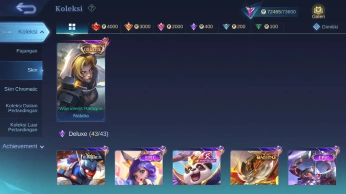 GLOBAL Hero 132 Skin 343 | Zodiac Odette Badang | KOF Karina | Mworld Wanwan | Renowned | Check ss ML1780B