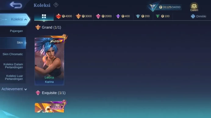 GLOBAL Hero 99 Skin 168 | Luckybox Gatot | Dtamer Ling Lance Kimmy Estes | Lightborn Alu | Expert | Check ss ML1781B