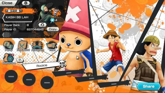 Global|4EX|TSCA Kaido,4Emperor Teach,Flame Emperor Sabo,BLackbeard Pirate Kuzan|Rank 8|Bandai|Check(OPBR2360)