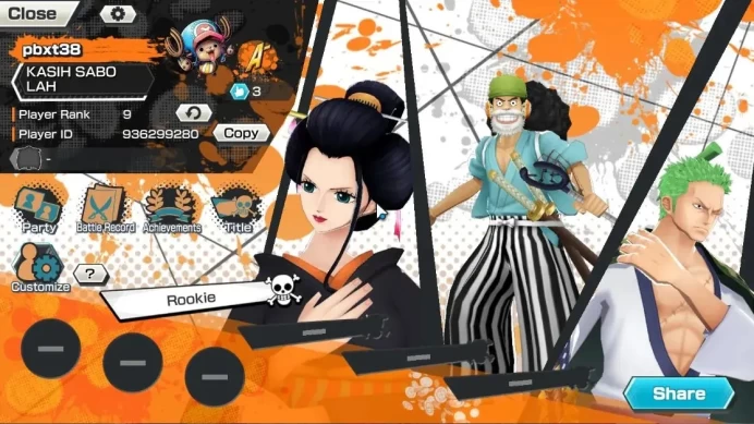 Global|6EX|5Elder Nusjuro,WI Law,TSCA Kaido,4Emperor Teach,Flame Emperor Sabo,BP Kuzan|Rank 9|Bandai|Check(OPBR2359)