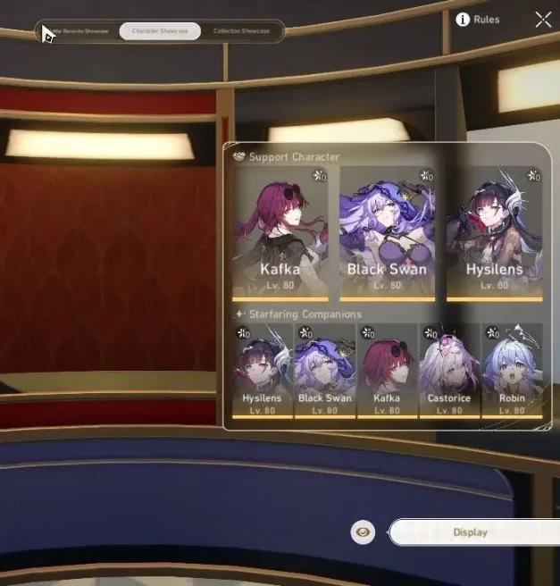 Asia|TL 67|Prem Team DoT|13 Limited|Aglaea+Sign,Hysilens,Black Swan,Kafka,Huohuo,Casto,Saber,Robin,Etc|TakeMail|CheckSS(HSR6789)