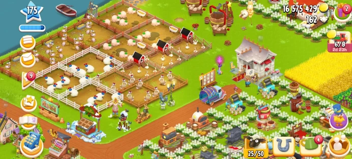 [Code A55] Level 175 / Barn 4800 + 4300 Silo / Good Village / Very Cheap