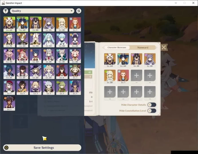 ASIA |BD UNSET|AR 41|3 Limited+25(*4Character)|Wanderer,Cyno,Arataki|Mc Female|Low Explore|TakeMail|Check(GI6222)