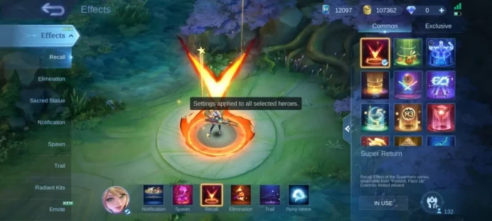ML115//Mythical Immortal Rank Level 98 Winrate 54 Heroes 132 Skins 445 Legend Gusion JJK Hayabusa KOF Aurora Aspirant Angela Change Yuzhong Coll