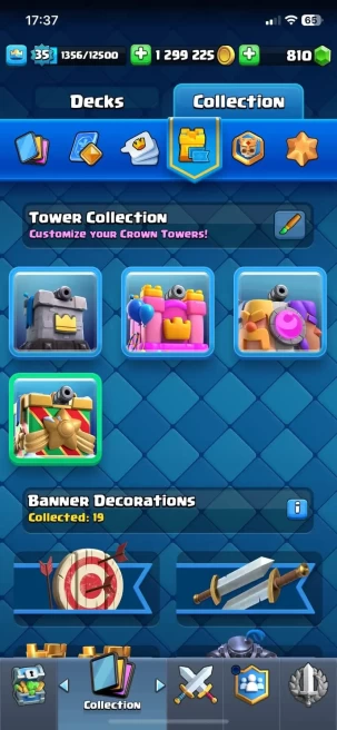 KT 14 // Emotes 17 // 3 Evo Cards // 2 Hero Cards // 6001 Trophies // 810 Gems // 35 LVL // 4 Years Played // Instant Delivery // Full Access