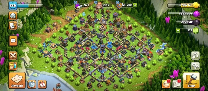 M200【RARE TH 18 MAX】HERO: 91,100,72,77,42◈5 EPIC: SB/FA-MAX/LP/EB,FF◈FULL BASE DECORATED BY USING TREE