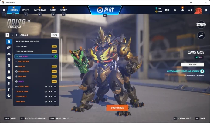 GENJI / 30 MYTHIC PRISMS /  Full Mail Access / see the picture / Please Read Description / jkth