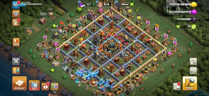 Town hall 17 Xp 222, 23/24 equipment common max, C6149