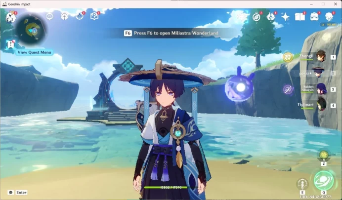 Asia AR58 | Ganyu+S, Yelan+S, Zhongli, Nahida, Furina | Raiden, Wanderer, Kazuha, Yae, Xiao | Moonglow | GI007B