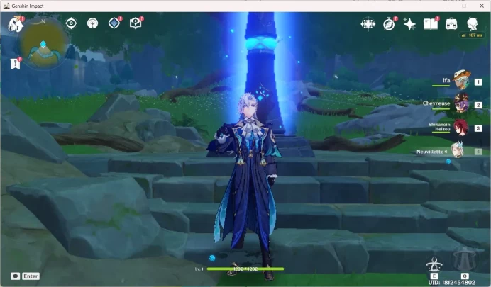 Starter | ASIA | AR 18  Neuvillette | MC Male (Aether) Skyward Spine  GI011B