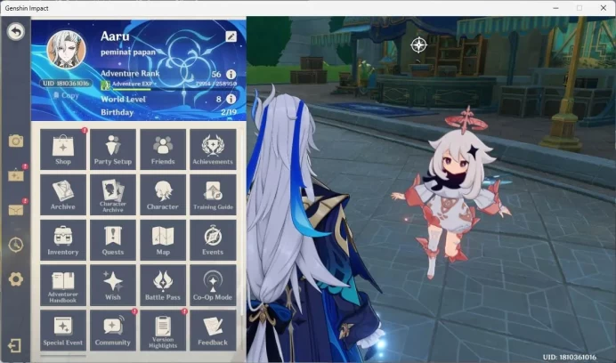 ASIA | AR 56| good ACC, neuvillette, furina, bennet, arlecchino, jean, ETC more detail check SS GI049B
