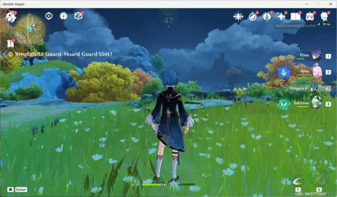 ASIA|AR 47| 2 Limit | Flins, Neuvillette | 24(*4Character)|MC Male|Low Explore|Take Mail GI069B