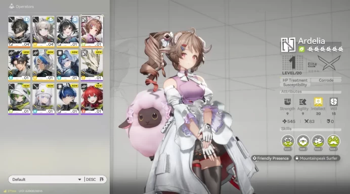 Starter Fresh | NA/EU | SSR Best Support Ardelia | SR Alesh. Arclight. and etc MC Male  AKE001B