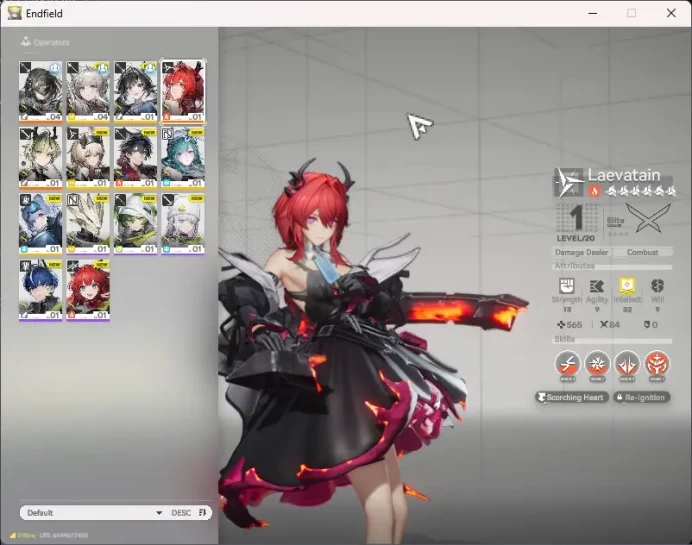 Starter Fresh | NA/EU | New Horizons On | Day 1 Sign-in 6-Star Laevatain | 6-Star Lifeng | MC Female | Perlica | AKE014B