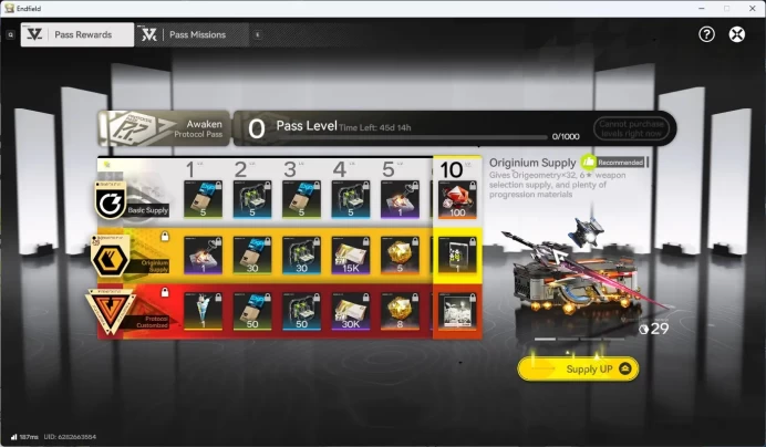 Starter Fresh | NA/EU | New Horizons On | Day 2 Sign-in 6-Star Laevatain Etc. | MC Male AKE019B