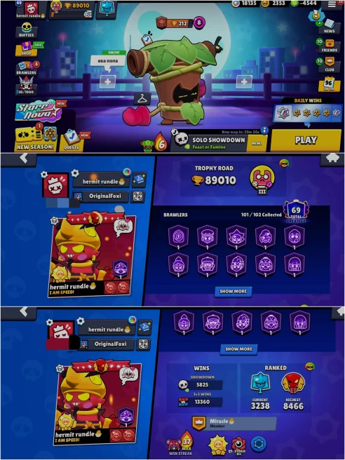 OP 89k TROPHY, SOLAR FAME 3,69 PRESTIGE,63 HC,3 MAXED,367 OP SKINS [14 MYTHIC+6 LEGENDARY+6 HC],1127 PINS,581 ICON,295 SPRAYS, NEGATIVE GEMS