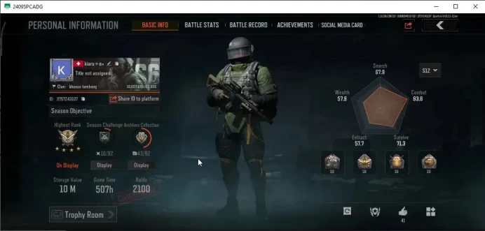 MOBILE Lv30|SV 10M|CV 1,5M|Shovel|Decree LR-AR1|Ceremoni.Groza,Peak AEK,Feathers AK12,Koi MCX,Etc|CN Off|Log Infinite(AB3110)