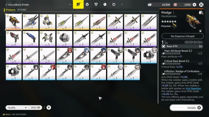 Starter Fresh | NA/EU | New Horizons On | Oroberyl 2200 | 6Star Laevatain and other 6Star | Many Weapon 6Star AKE036B