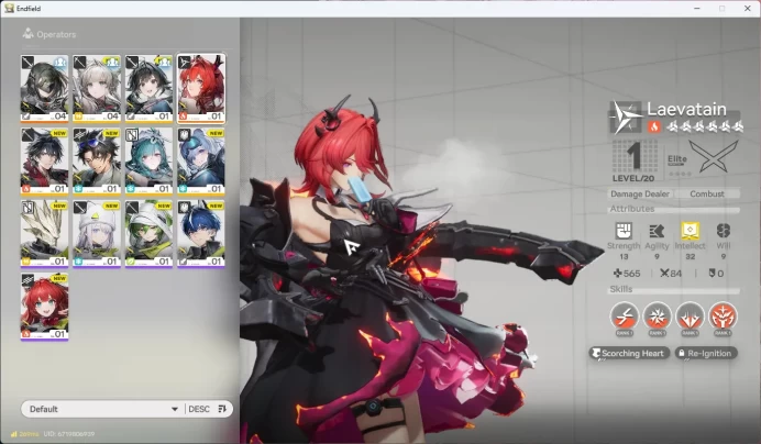 Starter Fresh | NA/EU | New Horizons On | 6-Star Laevatain | Wulfgard | Alesh | Xaihi | Snowshine | MC Female AKE044B
