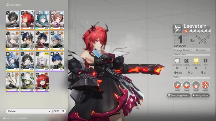 Starter Fresh |ASIA| New Horizons On | 6-Star Laevatain | 6-Star Ardelia| chen qianyu | perlica | arclight | alesh | AKE045B