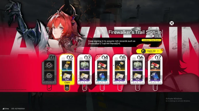 Starter Fresh |ASIA| New Horizons On | 6-Star Laevatain |MC male AKE048B
