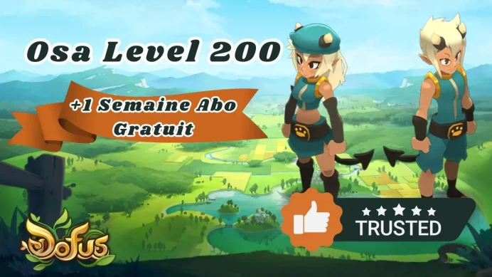 Hellmina - Osamodas level 200 Omega Perfect for PVP/PVM never authenticated and secure 100% Garantie a vie