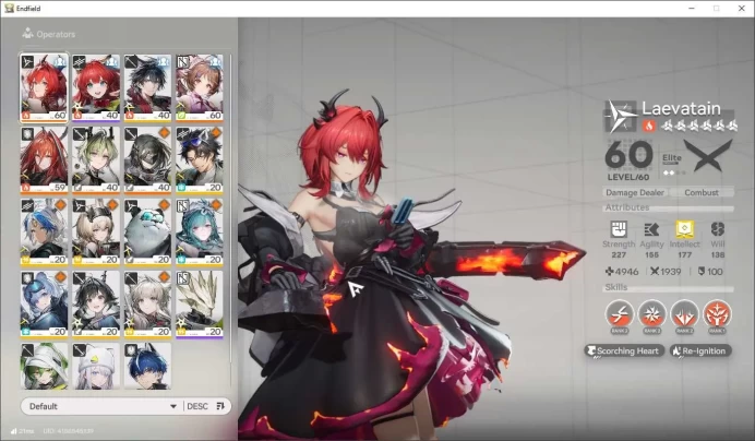 Lv47 | ASIA | MidGame | Laevantain+Sign,Ardelina+Sign,Ember,Lifeng many Check SS Resource Check SS AKE060B