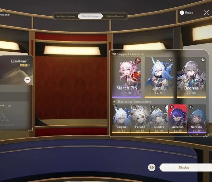 Asia|TL 65|2,7k SJ|13 Limited|Anaxa,Sunday,Lingsha,Ruan Mei,Sparkle,Dan Heng PT,Jign Yuan,Luocha,Jingliu,Etc|MC Male|(HSR6799)