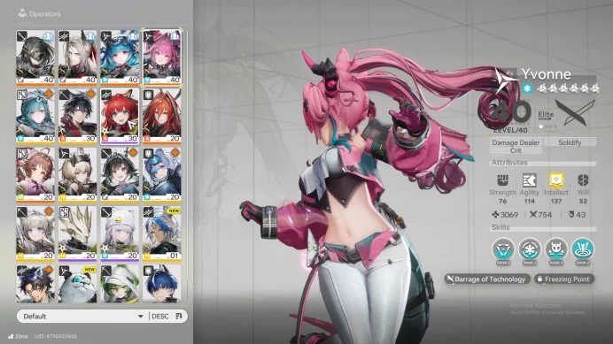 ASIA | LVL 38 Yvonne, pogra, last rite, ember, Ardelia, WP 6s 8 check SS AKE081B