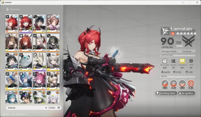 ASIA | LVL 52 laevatain, akekuri, Ardelia, pogra, ember, gilberta, WP 6s 7 | check SS AKE083B