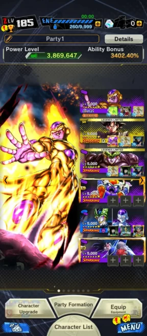 Ui Goku+UL Frieza 8s+20 Legends(New Goku black 10s+Goku daimao+nappa+perfect cell++shenron+zamasu+Broly) Good Equipment-ANDROID-IOS-BANDAI (403)