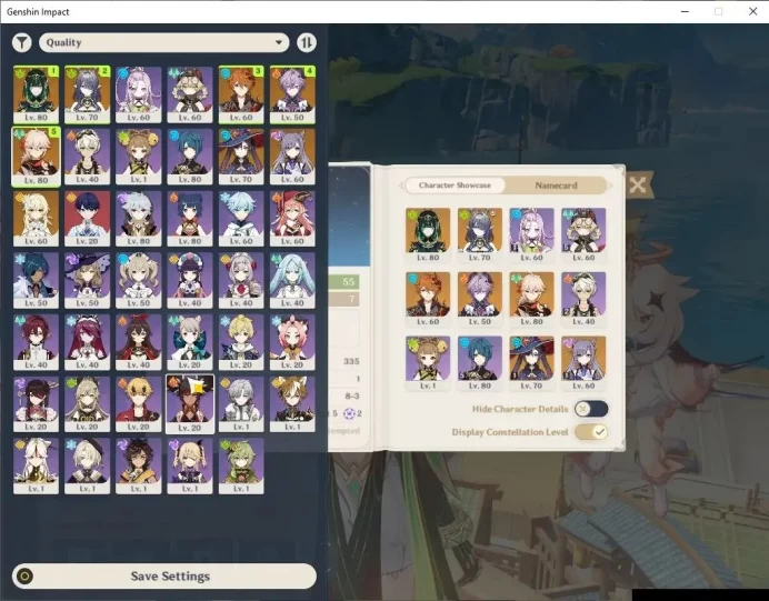 Asia|AR 55|5Limit +4(*5Wep)|[PremTeam Nefer,Lauma]+Sign,Durin,Kazuha,Childe|Mc Female|TakeMail|(GI6242)