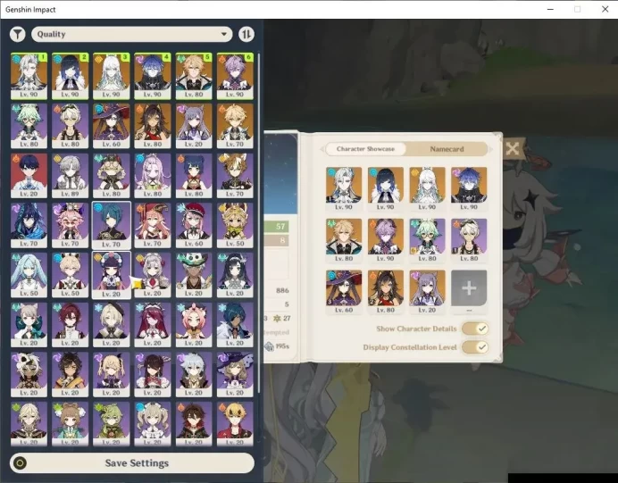 Asia|AR 57|6Limit +5(*5Wep)|Flins,NeuviletteC1,Zibai,Varka,Yelan+Sign,Durin|Mc Male|TakeMail|(GI6243)