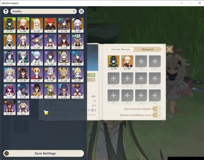 Asia|AR 45|2 Limit +25(*4Char)|Nefer,Kazuha|BD UNSET|Mc Female|Reoni ON|Low Explore|TakeMail|(GI6245)