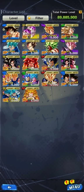 UL ss4 gogeta+Rose Goku+Kaioken Goku+2 LF fusion Goku and Vegeta-18 Legends(gotenks+ss4 gogeta+Vegeta+Broly blue+sp vegito) Have Equipment (383)