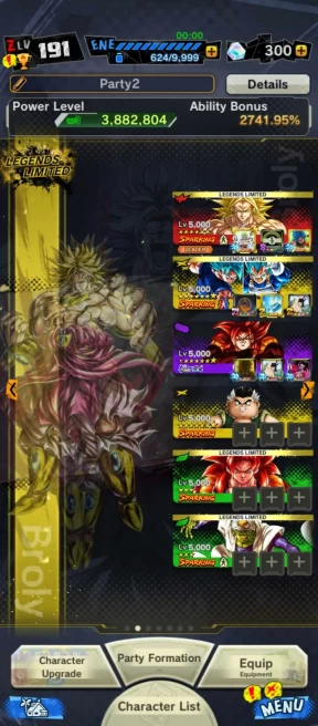 UL ss4 gogeta 8s+16 Legends Limited (LF fusion GokuVegeta+Broly+ss4 gogeta+pikkon+zamasu+Bardock+Piccolo+ss4 Goku+Goku) Have Equip (380)