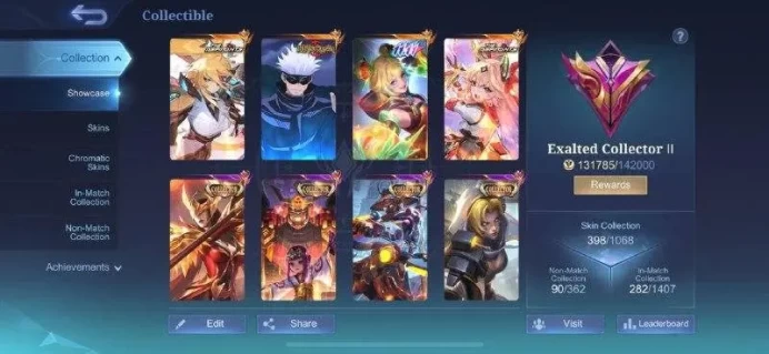ML130//Highest Mythical Glory 57 Stars LEGEND Franco Satoru Gojo Xavier
