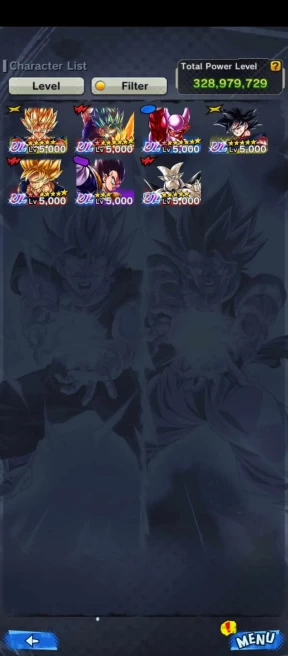 VIP ACC-Many characters for teams-Team fusion+Unirep-7 Ultra(Vegito blue+Janemba+Ui Goku)42 Legends Limited good star-Zenkai 39+Good Equip (355)