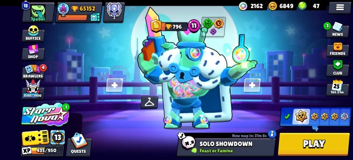 [Code A59] Level 204 / 65k Trophy + 297 Skins / 68 Hypercharges / Very Cheap