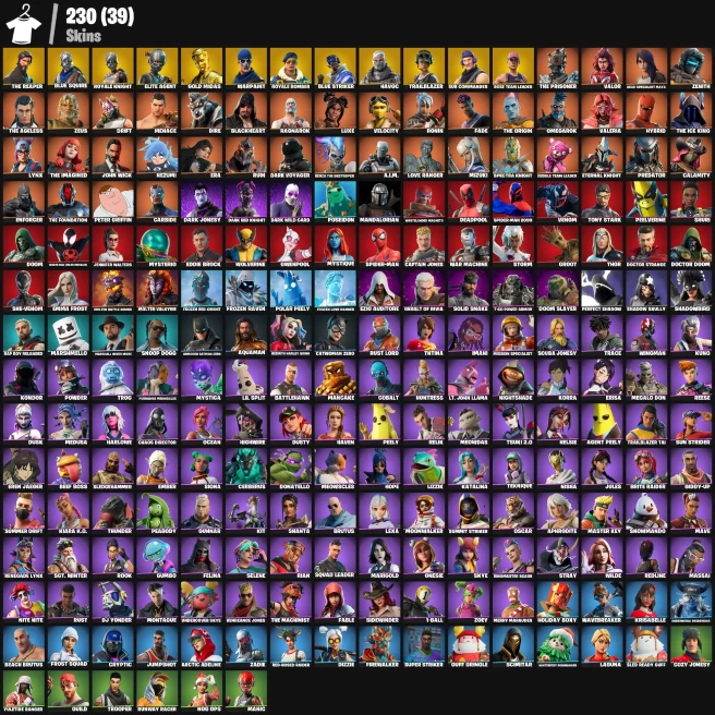228 skins | Nog Ops | OG STW | The Reaper | Blue Squire | Royale Knight | Elite Agent | Gold Midas | Rose Team Leader |
