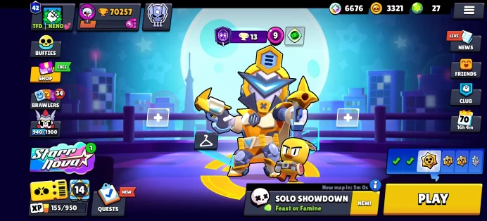 [Code A60] Level 184 / 70k Trophy + 244 Skins / Very Cheap