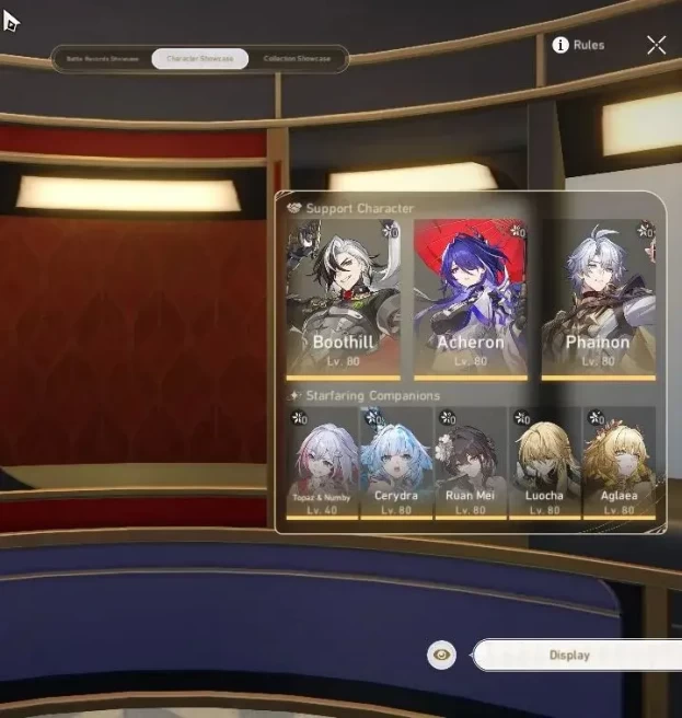 Asia|TL 70|15 Limited|[Cerydra,Acheron,Hyacine]+Sign,Phainon,Boothill,Aglaea,Sparkle,Robin,Loucha,Etc|TakeMail|CheckSS(HSR6819)