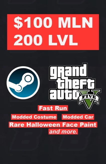Online Enhanced Steam | $100M | Level 200 | Full Unlocks + Extras | Safe Method | Instant Delivery
